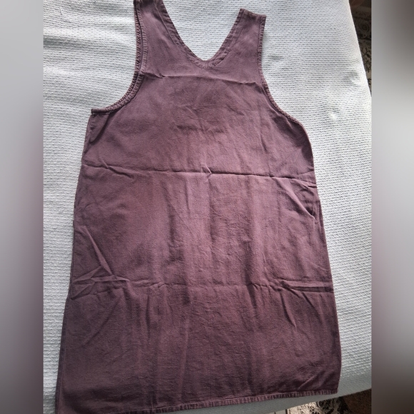 El Huarache Cottons 100% Cotton Deep Purple Pocketed Dress - Picture 7 of 10